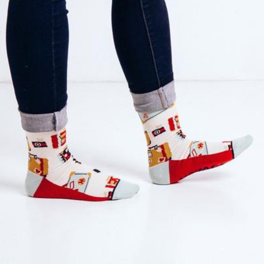 Bon Voyage Crew Socks